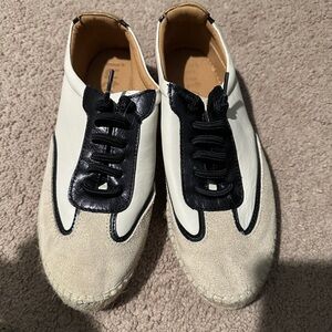 Chic Black and White Espadrilles for Women